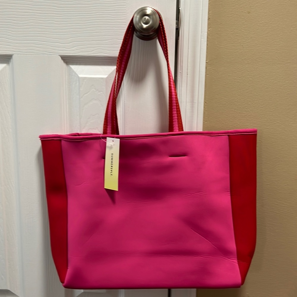 Summersalt pink beach bag